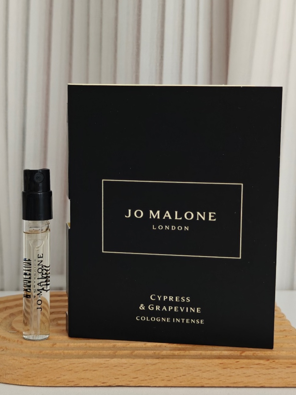 New Jo Malone Cypress & Grapevine Cologne Intense Sample Spray 1.5 ml/ 0.05 oz